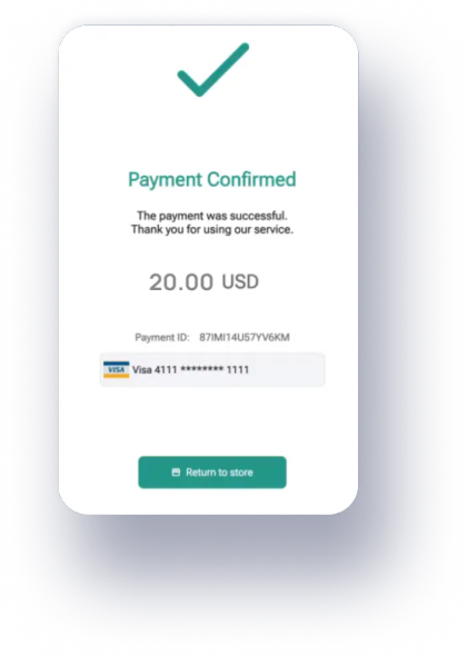 payment page second screenshot